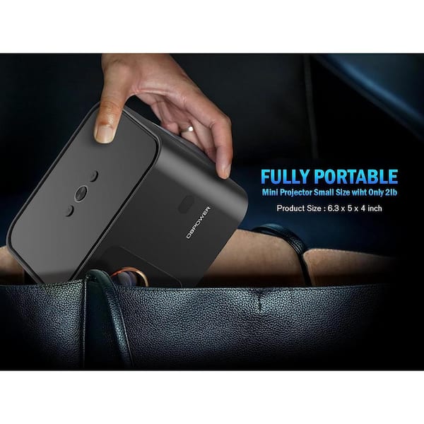 Mini projecteur portable 1080p 4k Wifi Bluetooth 6000 Lm
