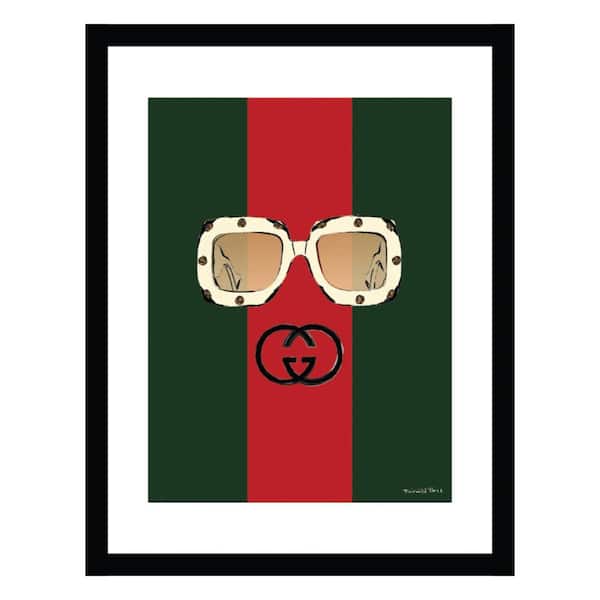 VENICE BEACH Collections Fashion Glam Designer Sunglasses by Fairchild Paris 1 Piece Framed Graphic Print Abstract 18 in. x 14 in.