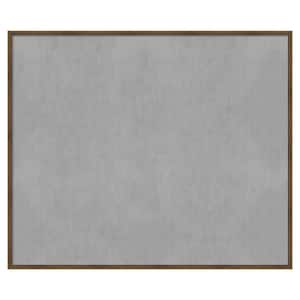 Lucie Light Bronze 49 in. x 41 in Framed Magnetic Board