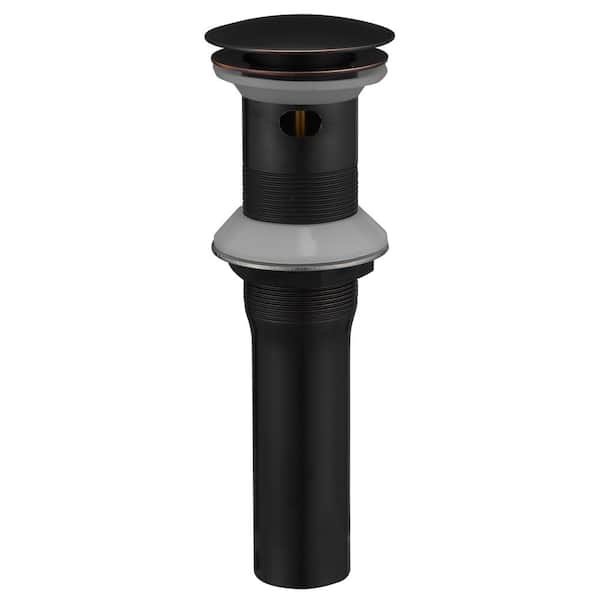 BWE Bathroom Sink Pop-Up Drain with Overflow in Oil Rubbed Bronze