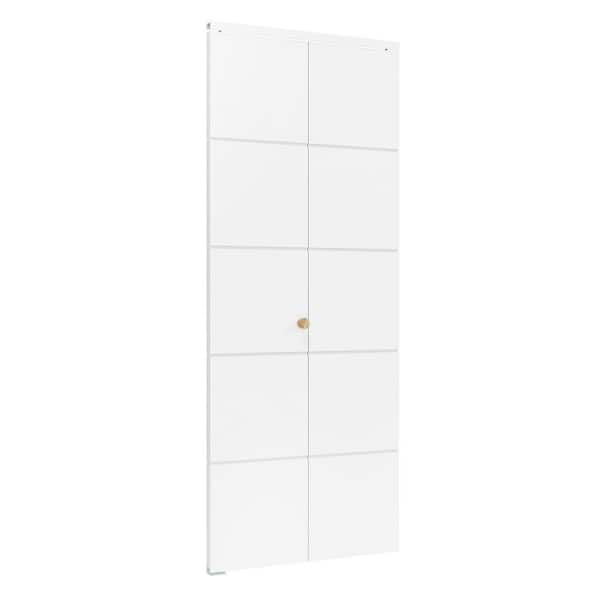 Builders Choice 24 in. x 80 in. 3-Panel Craftsman Shaker Solid