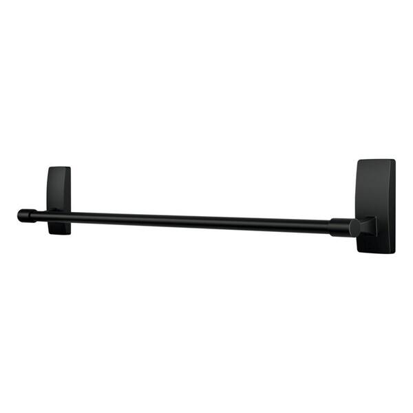 Command 24 in. Wall Mounted Towel Bar in Matte Black BATH51 MB ESF The Home Depot