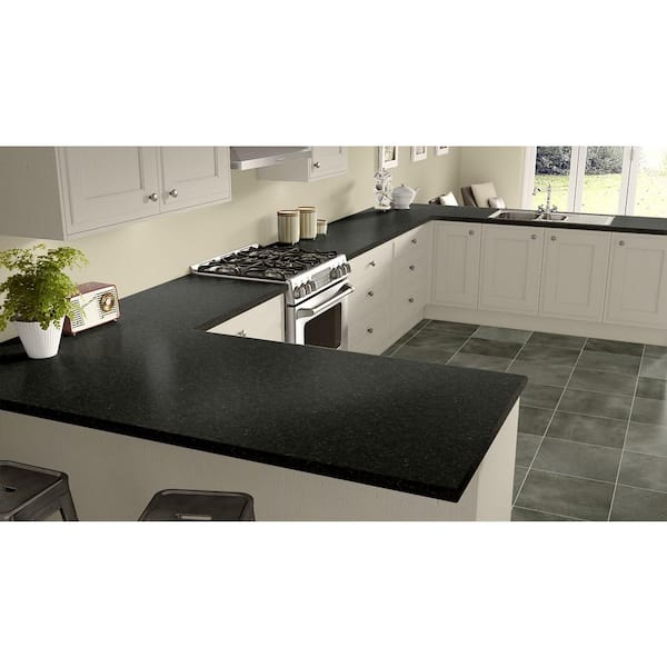 2 in. x 3 in. Laminate Sheet Sample in Deep Springs with Standard Fine Velvet Texture Finish