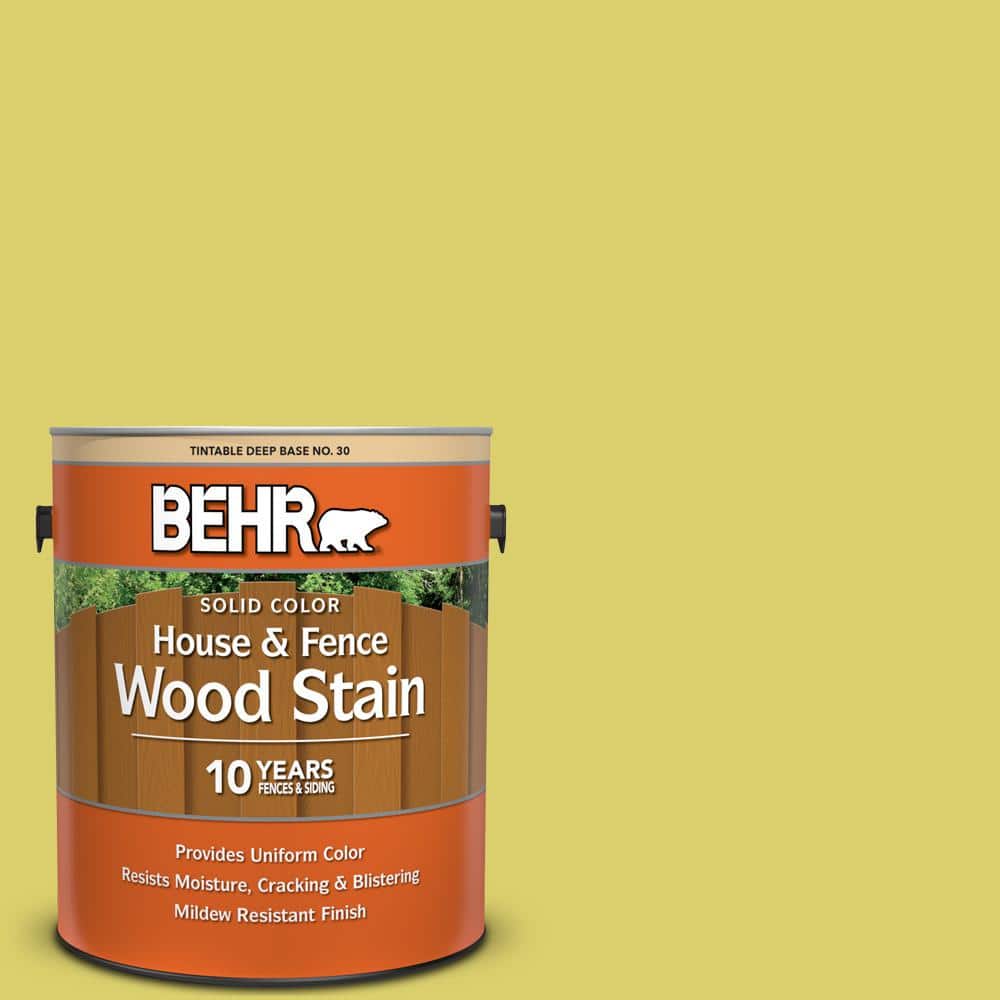 1 gal. #P340-4 Lime Tree Solid Color House and Fence Exterior Wood Stain