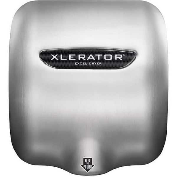 Xlerator Automatic 110-120V Electric Hand Dryer in Brushed Stainless With Noise Reduction Nozzle