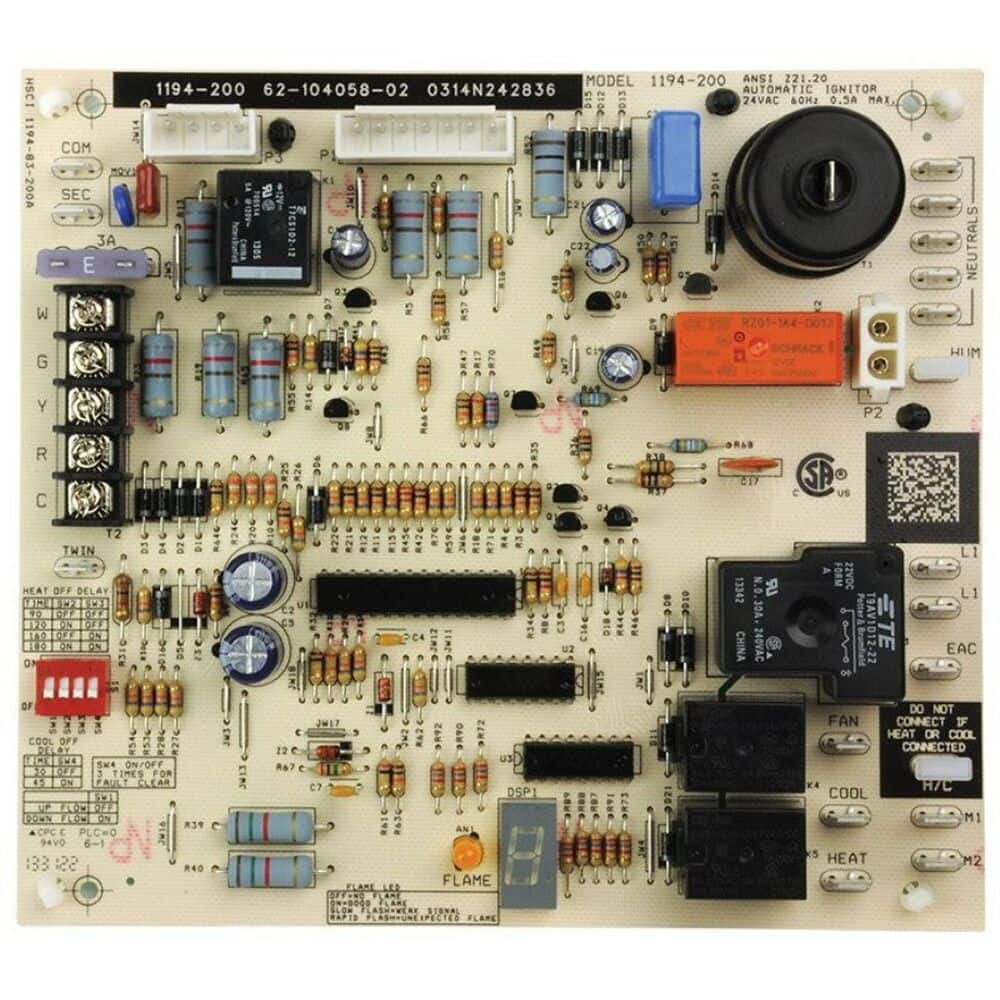 Integrated Furnace Control Board price history on PriceWatchPro