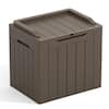 Tozey 32 Gal. Mecha Style Brown Polyresin Deck Box V-PSB-0063-8 - The ...