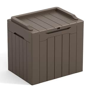 32 Gal. Mecha Style Brown Polyresin Deck Box