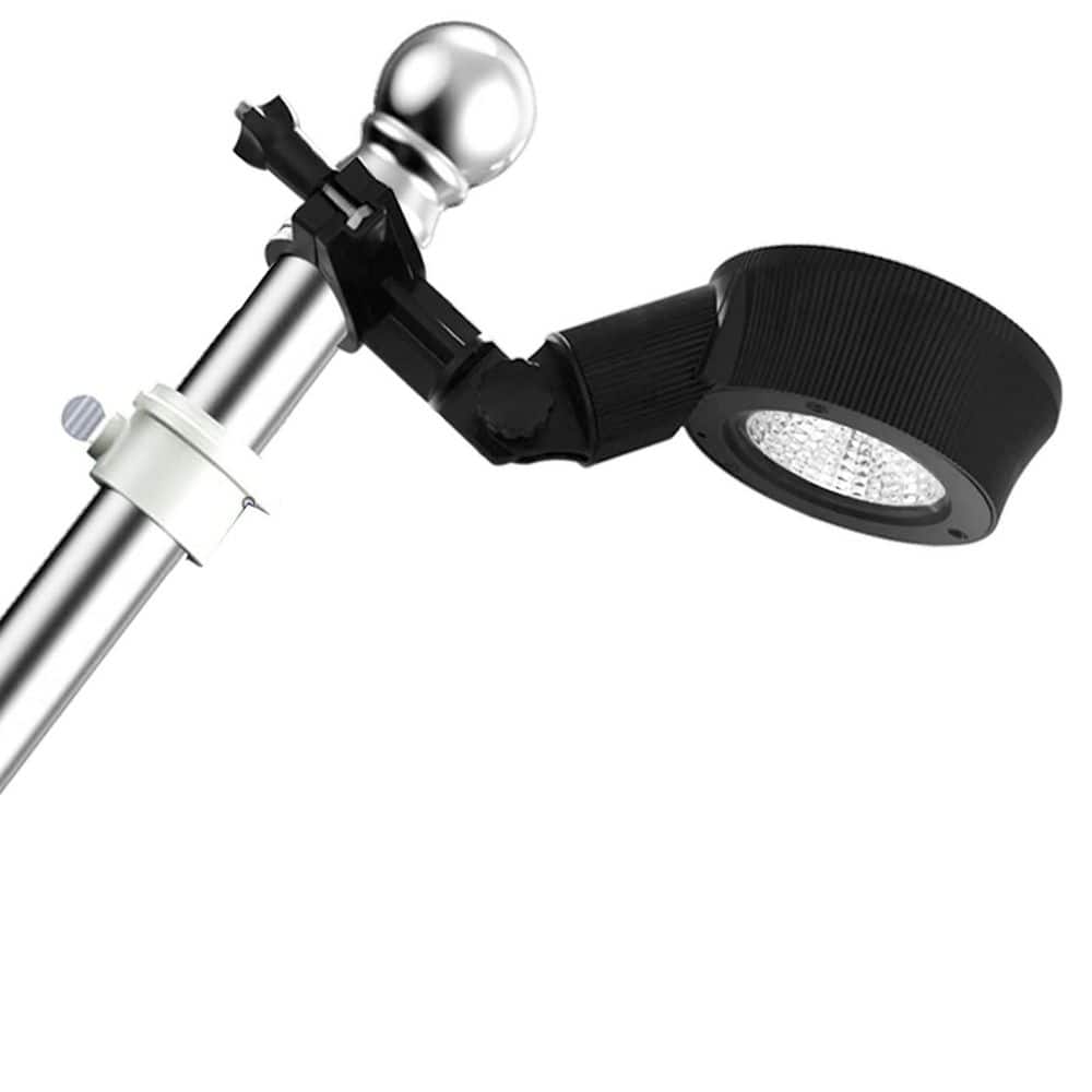 5 ft. to 6 ft. Bright White 6000K Solar Flagpole Light Upgrade Solar Powere