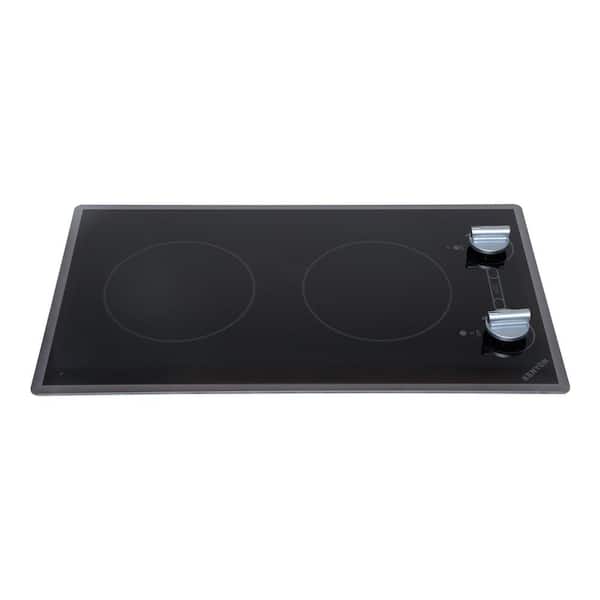 New Electric Radiant Cooktop 2 Burner Electric Stove Top Knob