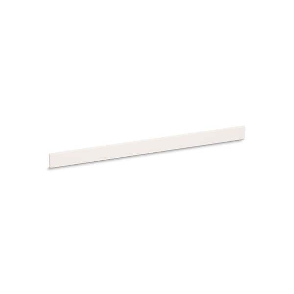 60 in. W Quartz Vanity Back Splash in Pure White