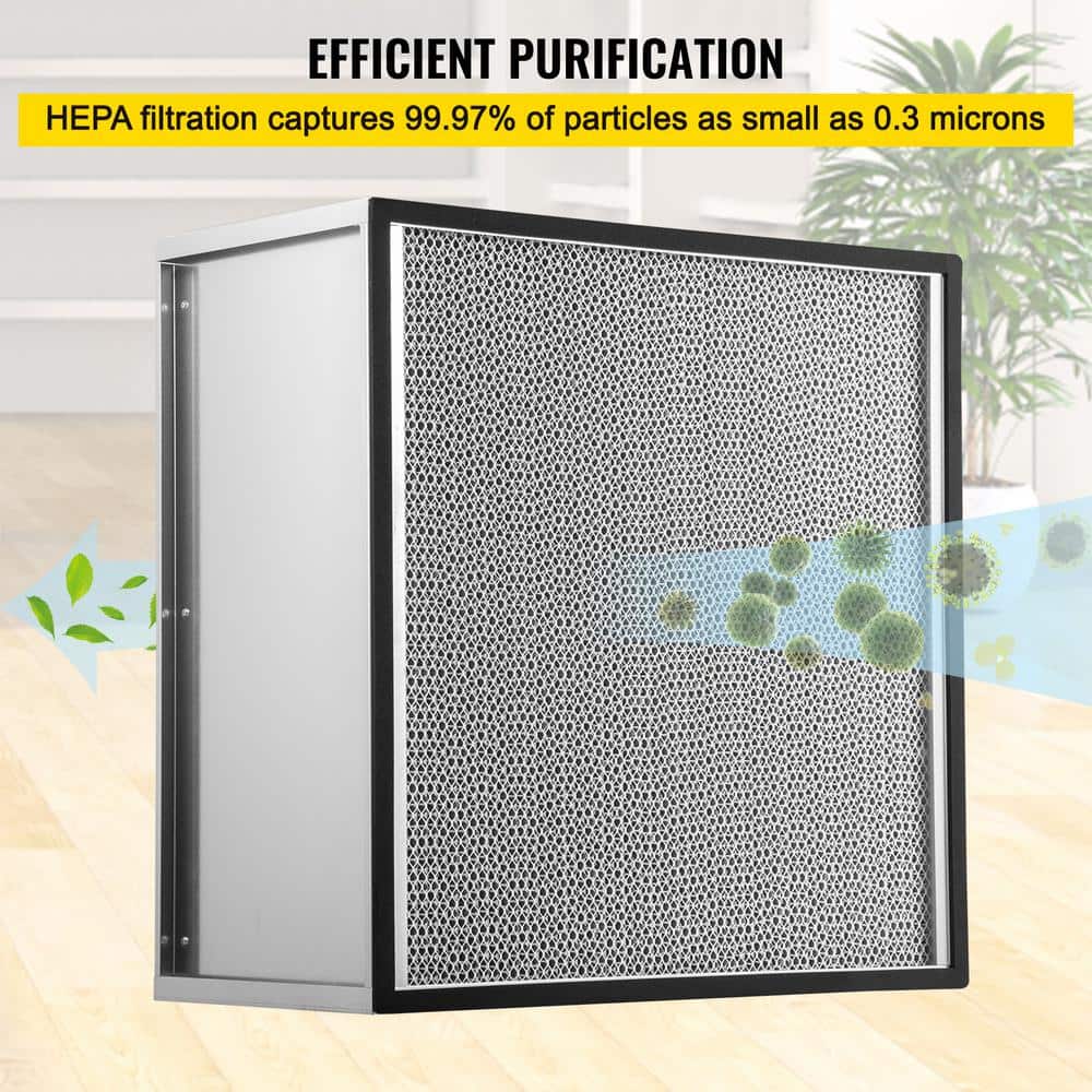 Large Silver HEPA Air Purifier Filter