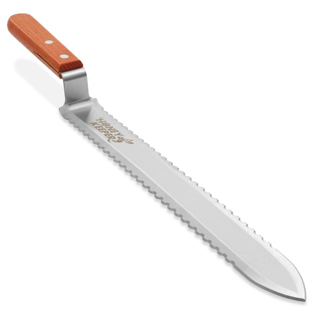16" Stainless Steel Uncapping Knife with Wooden Handle