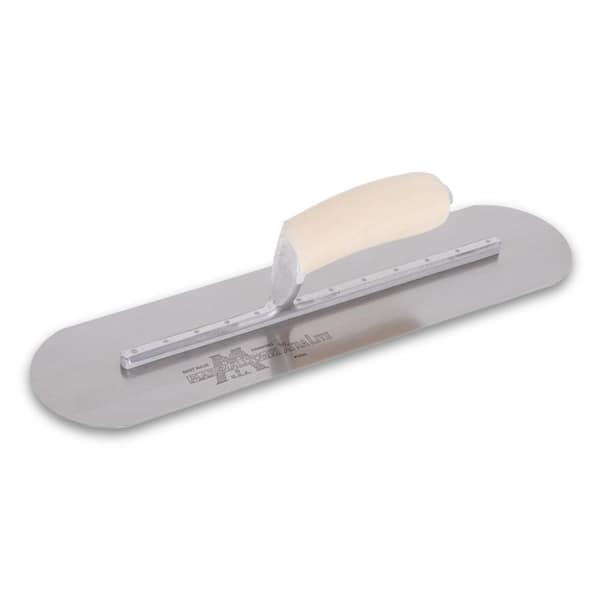 MARSHALLTOWN 16 in. x 4 in. Pool Trowel - Curved Wood Handle