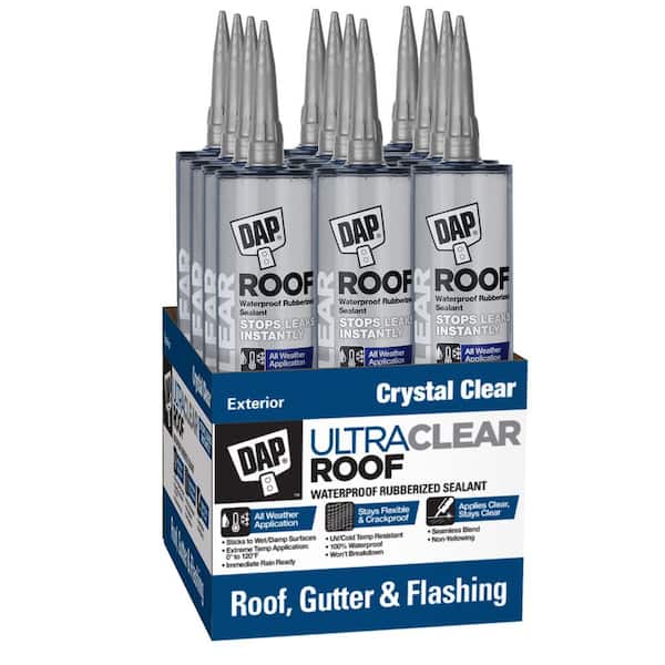 DAP Ultra Clear 10.1 oz Clear Roof Sealant (12-Pack)