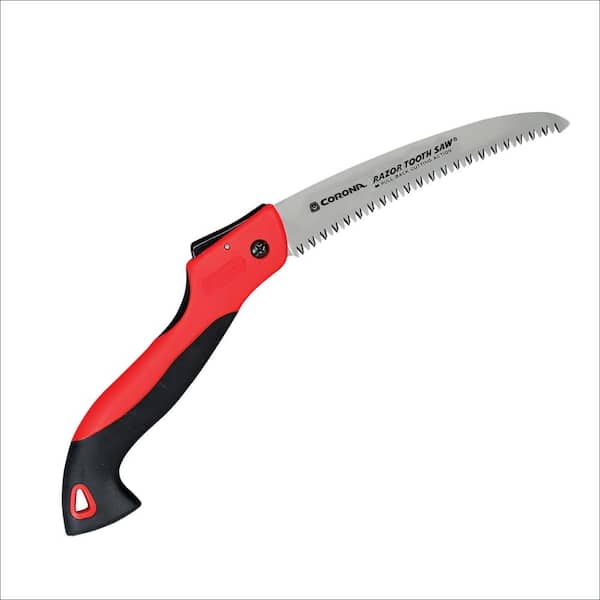 Corona RazorTOOTH 7 in. High Carbon Steel Blade with Ergonomic Non-Slip Handle Folding Pruning Saw