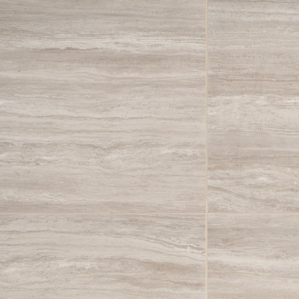 Ivy Hill Tile Atlanta Taupe 4 in. x 0.31 in. Matte Travertine Look Porcelain Floor and Wall Tile Sample