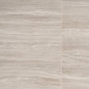 Atlanta Taupe 23.45 in. x 47.07 in. Matte Travertine Look Porcelain Floor and Wall Tile (31 sq. ft./Case)