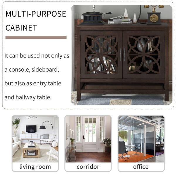 Sideboard Storage Cabinet Cupboards Shelf Multi-Function Kitchen Room Furniture 
