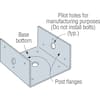Simpson Strong-Tie BC60 - Galvanized Post Base For 6x