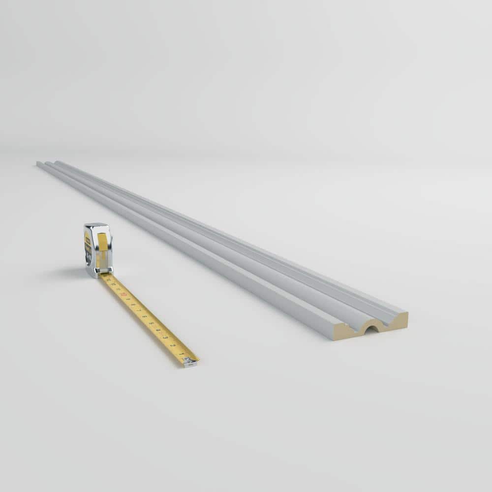 Primed White Polyurethane Decorative Chair Rail Moulding
