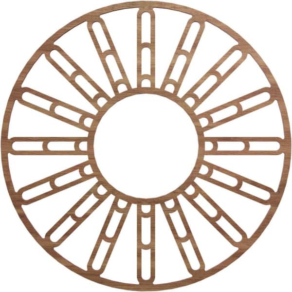 Ekena Millwork 0.25 in. x 7.25 in. x 20 in. Wood Medallion Moulding