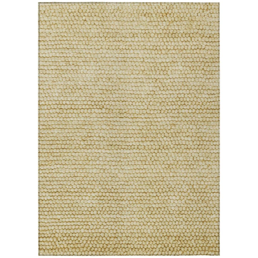 Chantille Machine Washable Indoor/Outdoor Abstract ACN2719 Gold 10 ft. x 14 ft. Area Rug price history on PriceWatchPro