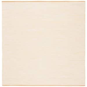Montauk Gold 6 ft. x 6 ft. Solid Color Square Area Rug