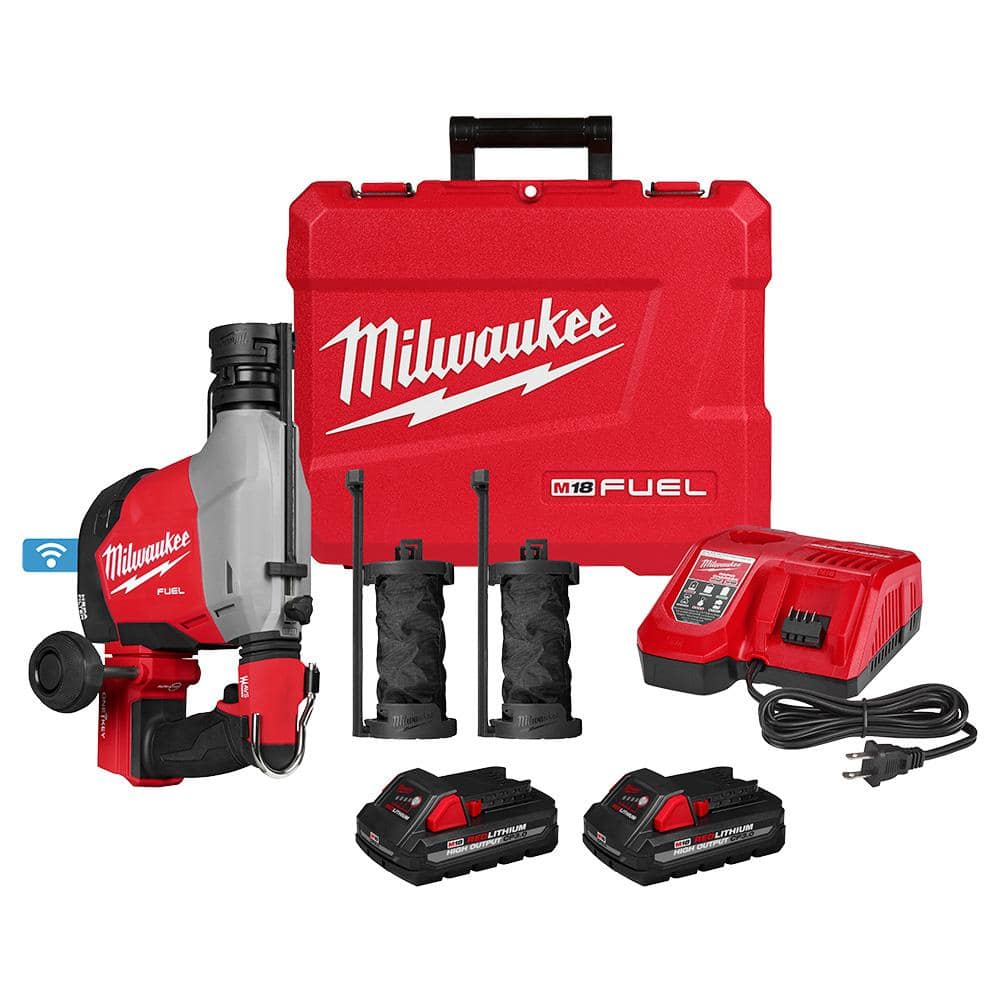 Milwaukee M18 FUEL Overhead Rotary Hammer with Integrated Dust Extraction -  3311-22