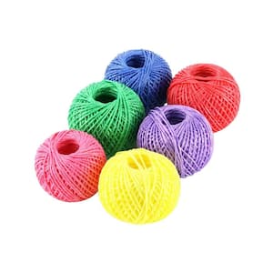 1/6 in. x 200 ft. Dazzle Twine Rope, Assorted Colors