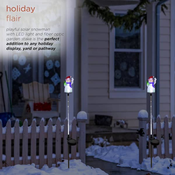 Details about   Solar Swinging Snowman Christmas House Solar Dancer 