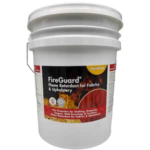 FireGuard for Fabrics - 5 Gal. - Clear - Flame Retardant Coating for Interior Use - NFPA 701