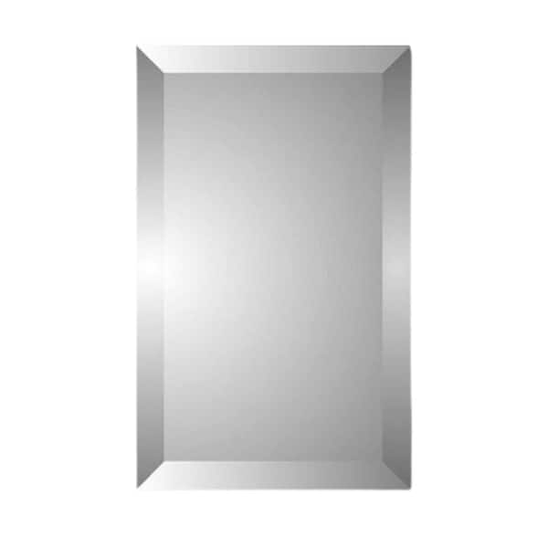 Dimondi Modern Styled 16 in. W x 26 in. H Broad Beveled Rectangle Mirror Recessed Bathroom Medicine Cabinet