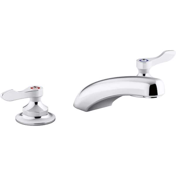 KOHLER Triton Bowe 1.0 GPM 8 in. Widespread 2-Handle Bathroom Faucet with Laminar Flow in Polished Chrome