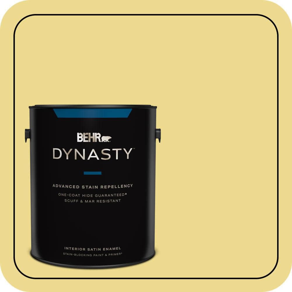 1 gal. #P320-4 Pineapple Crush Satin Enamel Interior Paint & Primer price history on PriceWatchPro