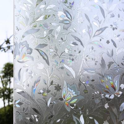 35.4 in. x 157.4 in. Decorative and Privacy 3D Window Film