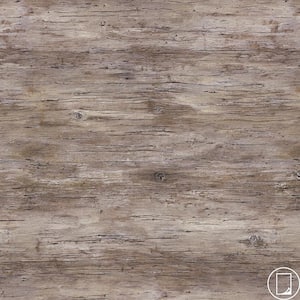 5 ft. x 12 ft. Laminate Sheet in Re-Cover Mill Antique Wood with Virtual Design SoftGrain Finish