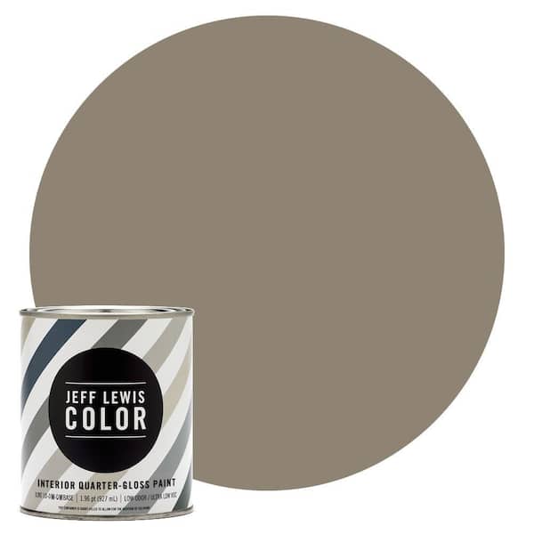Jeff Lewis Color 1-qt. #JLC110 Clay Quarter-Gloss Ultra-Low VOC Interior Paint