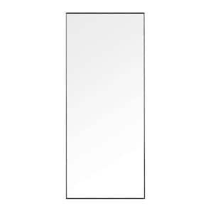 15.7 in. W x 59 in. H Rectangular Aluminum Framed Wall Mounted or Floor Standing Modern Decor Bathroom Vanity Mirror