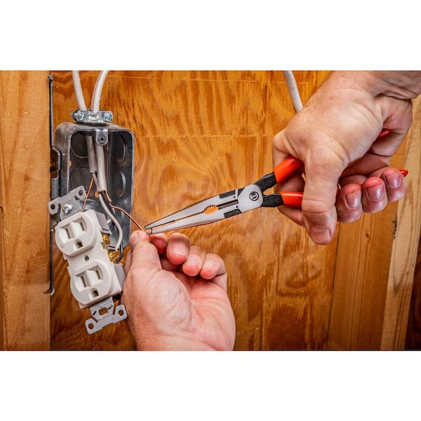 Crescent 6 in. Long Nose Plier with Dipped Grips Z6546-06 - The