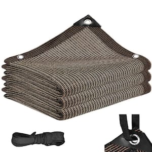 Brown Plastic Shade Cloth for Private Border Fencing with UV Protection