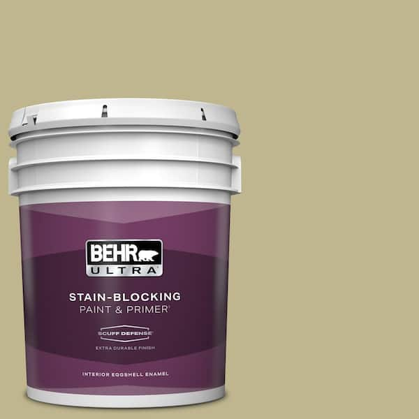 BEHR ULTRA 5 gal. #ICC-68 Minced Ginger Extra Durable Eggshell Enamel Interior Paint & Primer