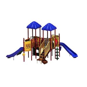 UPlay Today Pike's Peak (Playful) Commercial Playset with Ground Spike