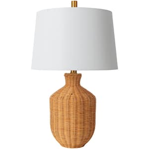 Ignatz 24 in. Tan Indoor Table Lamp