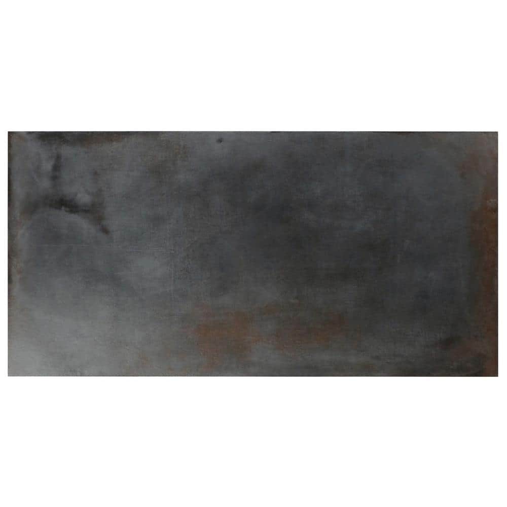 Angela Harris Black Matte Rectified Porcelain Floor and Wall Tile