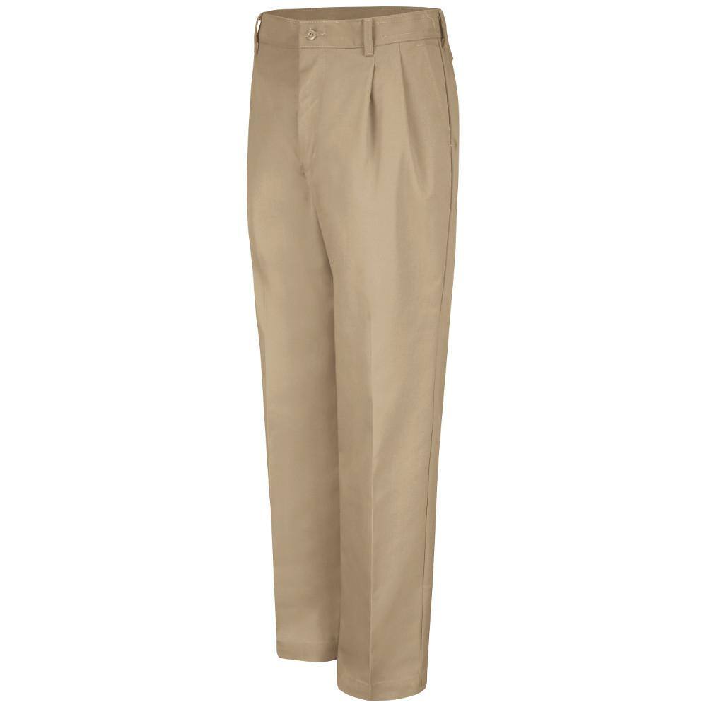 Khaki Pleated Work Pant PT32KH 