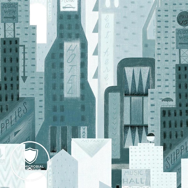 Wilsonart 8 in. x 10 in. Laminate Sheet Sample in Metropolis with Virtual Design Matte Finish
