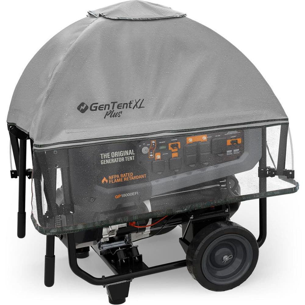 Larger Open Frame Generator Running Cover (XL Size, Plus Edition, Grey) with Universal Steel Clamp Kit price history on PriceWatchPro