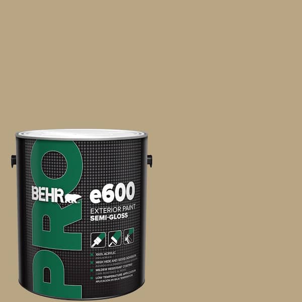 BEHR PRO 1 gal. #HDC-CT-07 Country Cork Semi-Gloss Exterior Paint
