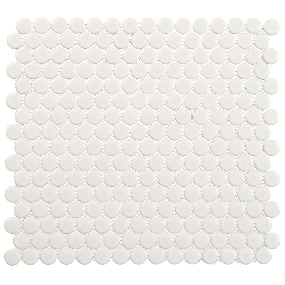 Stylish-Sweetpea Carmillo Light Gray 4.5 in. x 8.25 in. Glossy Porcelain Ro
